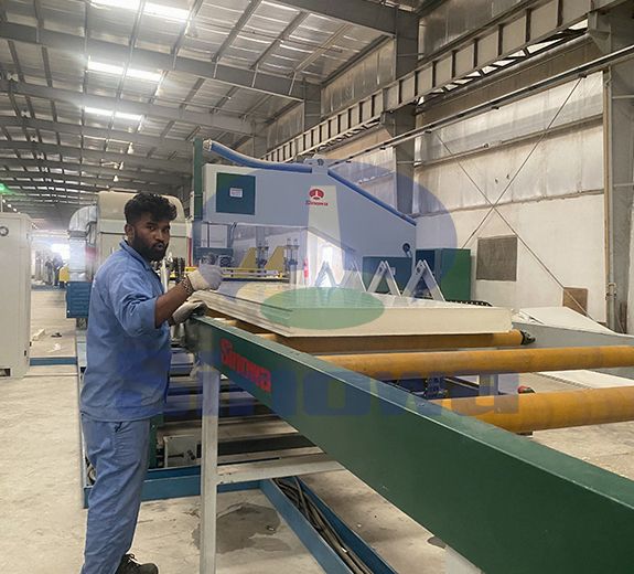 Discontinuous PU Sandwich Panel Production Line For Roof,Sinowa