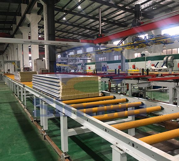 Rock Wool Foam Sandwich Panel Production Line For Sale,Sinowa