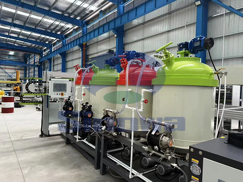 Rockwool Sandwich Panel Production Machine, Mineral Wool Sandwich Panel Production Machine