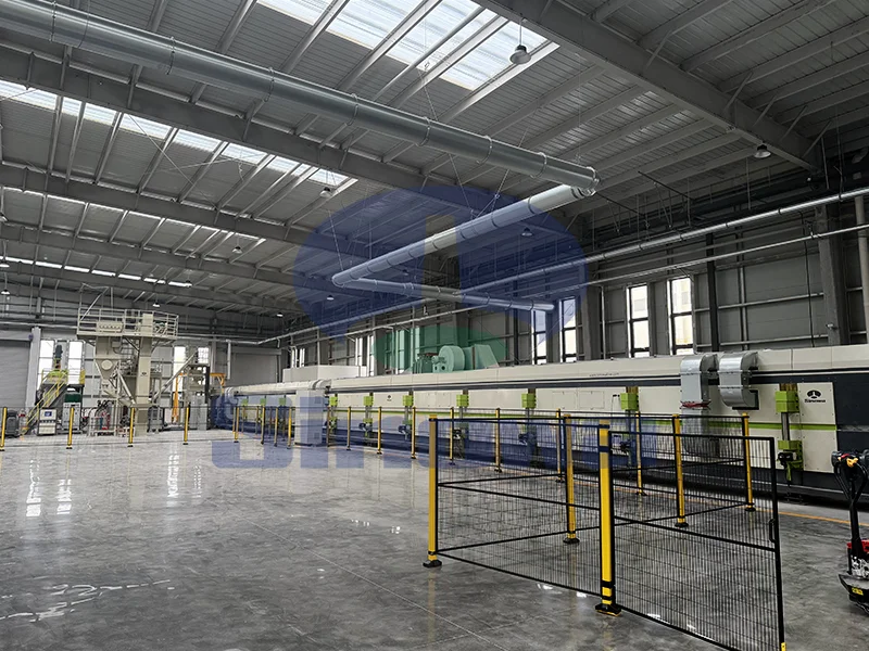 聚氨酯/酚醛软面层保温板生产线